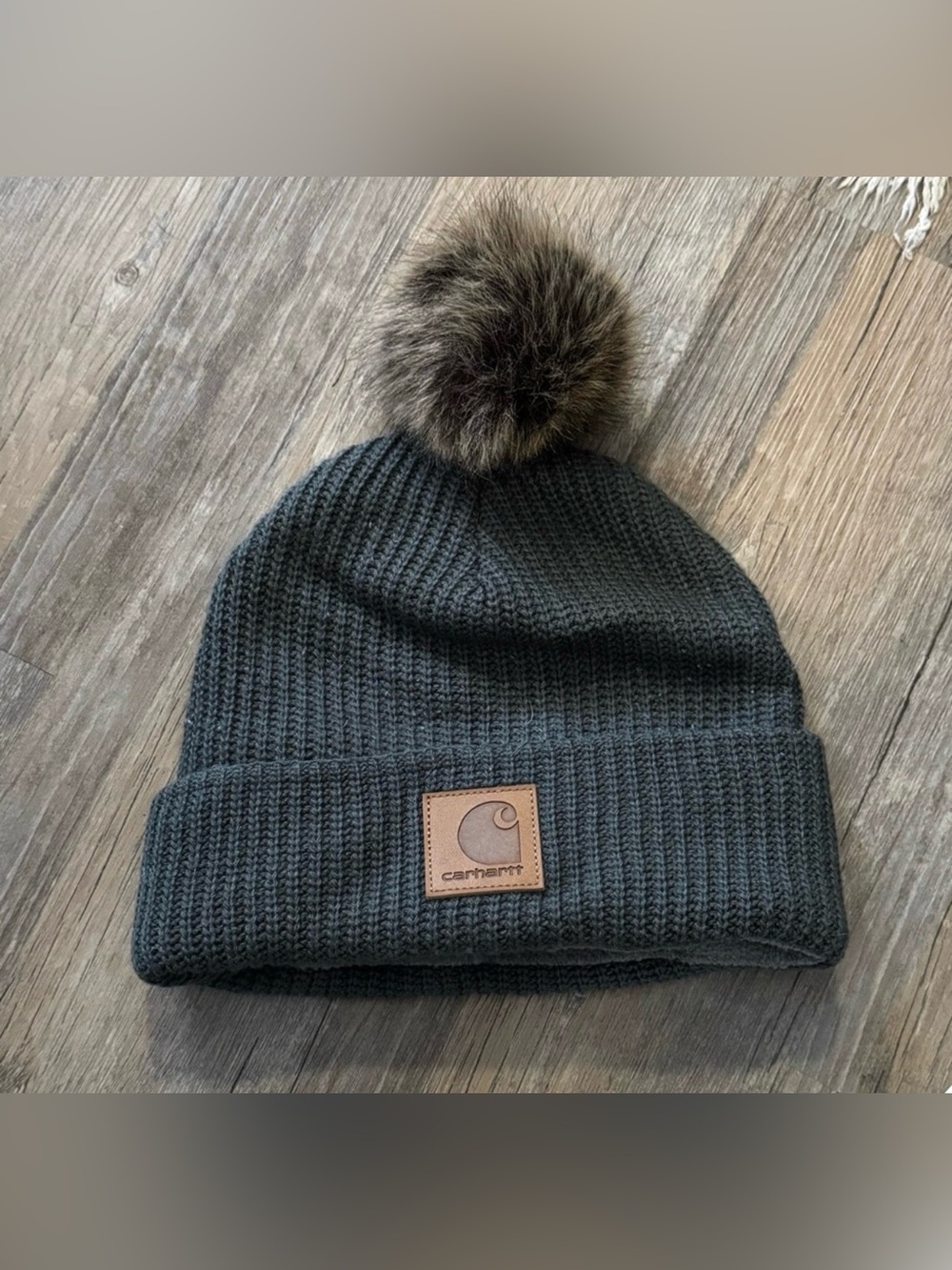 Carhartt Knit Fleece Lined Beanie in colour Elm